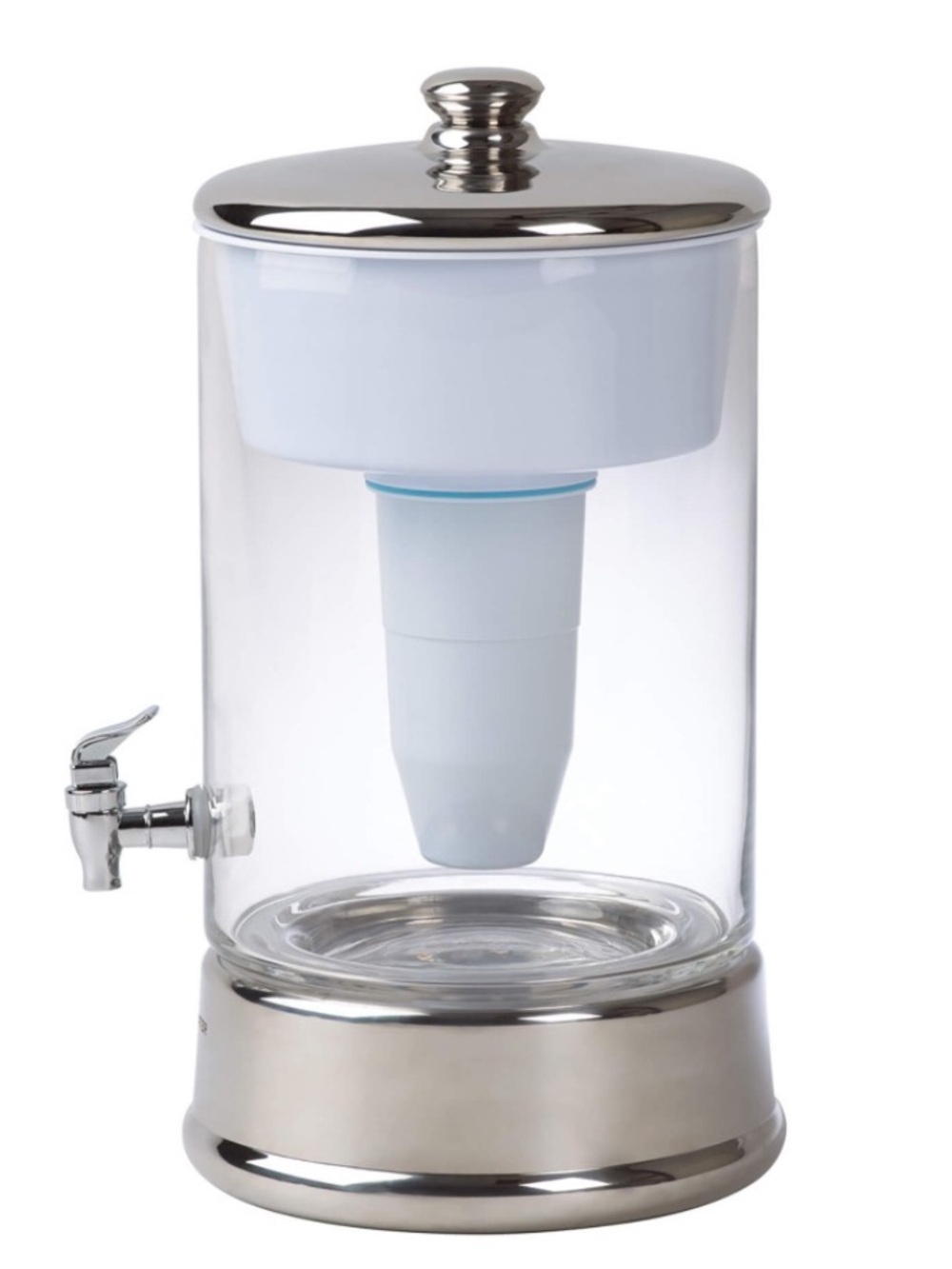 ZEROWATER 40 CUP / 9.5L GLASS DISPENSER Chrome Detail